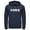 Navy Blue, variant on Men's Fortnite Classic White Logo Pull Over Hoodie Navy Blue 2X Large