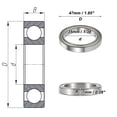 thumbnail image 4 of Unique Bargains Roulements à Billes Rainures Profondes 6807ZZ 35x47x7mm 1 Pce Roue de Trottinette Planche à Roulettes, 4 of 6