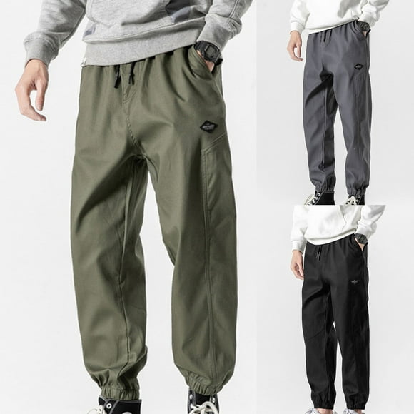 Elastic Ankle Pants Men