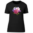 thumbnail image 1 of Lilac And Leaves Bouquet T-Shirt Women -Image by Shutterstock, Female XX-Large, 1 of 4