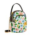 thumbnail image 7 of FORMRS Crossbody Bag for Women Quilted Travel Shoulder Cell Phone Purse with Chain Strap Handbag, Retro Blue Floral, 7 of 7