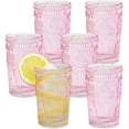 thumbnail image 7 of Kate Aspen Textured Striped Pink Drinking Glasses Set of 24, (13 oz) Vintage Glassware Set Cocktail Glass Set, Juice Glass, Water Cups | Hostess Gift, Present for Newlyweds or New Home Owners, 7 of 7