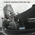 thumbnail image 6 of Safety Trainers Mens Womens Steel Toe Cap Trainers Lightweight Safety Shoes Comfortable Work Shoes Breathable, 6 of 7