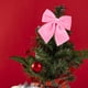 thumbnail image 5 of Paquete de 3 lazos de terciopelo para la punta del árbol de Navidad, decoraciones navideñas en blanco, rojo, amarillo, verde y rosa | Lazos para envolver regalos navideños en interiores y, 5 of 7