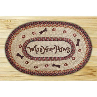Earth Rugs 65-081WYP Wipe Your Paws Oval Patch