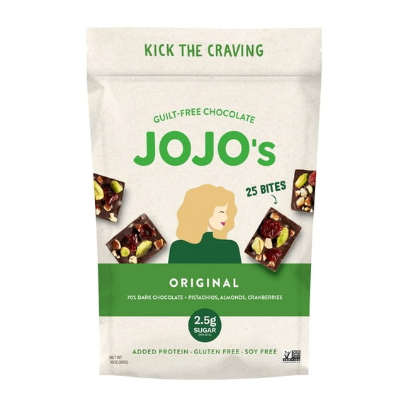 JOJO's Original Dark Chocolate Bites, 10 oz.
