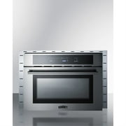Stainless steel trim kit to extend width of CMV24 speed oven to 27"