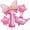 Pink-princess, variant on VIB Dinosaur 3rd Birthday Decorations, Dinosaur Birthday Party Decorations with Giant Inflatable Dino Balloons 40 Inch Helium Foil Mylar Number 3 Balloons for Dino Theme Bday Party Decorations