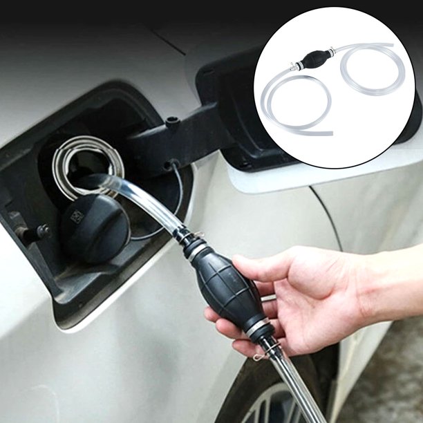 Bomba De Transferencia De Combustible De Alto Flujo, 9 Mm De Diámetro, Manguera De Línea De Bomba De Combustible, Bomba De Manguera De Sifón Manual, Bomba De Transferencia De Gasolina Portátil Para Co Muyoka Hogar