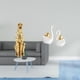 thumbnail image 2 of Figura de cisne, escultura de animal, centro de mesa decorativo, artesanía, adorno de mesa para oficina, decoración del hogar, estantería de entrada, 2 of 8