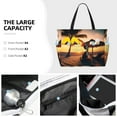 thumbnail image 3 of Balery Hawaiian Sunset Beach Beach Travel Bag - Water-Resistant, Large Capacity Lightweight Tote with 7 Pockets for Women and Men - Perfect for Beach, Pool, Gym, and Travel, 3 of 7