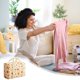 thumbnail image 1 of Bolsas para guardar ropa con asa y cremallera | Gran capacidad, tela de doble capa resistente a la humedad | Organizador plegable y lavable para ropa, edredones y almohadas | Almacenamiento para, 1 of 6