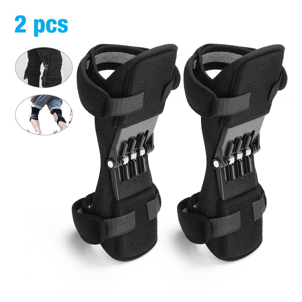 Joint Support Brace Knee Pads Booster Lift Squat Sport Power Spring Force 2PACK 