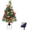 thumbnail image 2 of Zawou Upgraded 4-Pack 120 Led Solar Christmas Tree Beach Lights Decorations-Garden Stake Lights Outdoor Christmas Outdoor Waterproof Xmas Tree Pathway Stake Lights,Garden/Patio/Lawn/Yard, 2 of 6