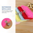 thumbnail image 3 of Shisuyan Journal Rosy Rectangular Lock Design 1Set 8.25X5.50X0.79in, 3 of 8