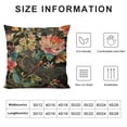 thumbnail image 6 of Acheng Pillowcase Chinoiserie Coral Peony Floral Pillows Asian Chic Dragonfly Throw Pillow Cover Rustic Decorative Cushion Cases Home Decor for Bed Living Room Couch Sofa Car,Set of 2 White, 6 of 6