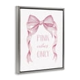 thumbnail image 2 of Stupell Industries Glam Feminine Pink Vibes Only Gray Floating Frame Canvas Art, 17 x 21, by Cindy Jacobs, 2 of 8