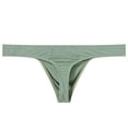 thumbnail image 3 of TANBOM Men's Thong Sexy Bulge Pouch Underwear Tagless Design Bamboo Viscose Comfortable Green L, 3 of 6