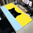 thumbnail image 1 of Divertidos alfombrillas de ratón de gato negro, alfombrilla de escritorio de empresa XXL para ordenador, cojín grande Kawaii de 800x400, accesorios de oficina, 1 of 5