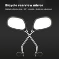 thumbnail image 1 of Best Value,Bicycle Rear View Mirror Hose Adjustment Mirror Mirror Rear View Mirror,PENDANE,black, 1 of 5