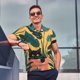thumbnail image 4 of Fotbe Cat Hiding In Potted Plants Camiseta Polo de Golf para Hombre con Estampado – Camisa Deportiva Transpirable con Cuello Abotonado-X-Large, 4 of 6