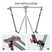 Camera Slider Support Arm Stabilizer, 2-Pack Adjustable Tripod Stability Arm for Increasing Stability, Extendable Poles ,Easy to Operate