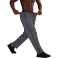 thumbnail image 5 of Men's Tear Away Pants with Full Zipper Legs, Breakaway Cotton Sweatpants Open Bottom for Sports, Dance and Performance,Gray,L, 5 of 5