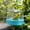 Blue, variant on Bird Bath Tub for Cage Hanging, Parrot Bird Bath Box with Splash Guard and Clear Viewing Window, Non Slip Bathing Pool for Cockatiels Budgies Lovebirds Finches and All Small Birds