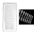 thumbnail image 3 of 504 Piezas de Plástico Transparente Manicura de Uñas Falsas de Uñas Portátil Operación Simple para Bodas Salón Fi Mujeres de agua Colcomx Uñas postizas transparentes, 3 of 8