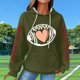 thumbnail image 2 of Camisas de Manga Larga Casual de las Mujeres Impresión No Estructurada Bolsillo Sudadera con Capucha para la Moda de Verano de Primavera, 2 of 5