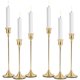 thumbnail image 1 of 6Pcs Candelabros, Candelabros de Oro, Vintage Taper candelabro, decoración del hogar de Oro candelabros, para Halloween acción de Gracias Navidad (Oro Clásico), 1 of 7