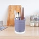 thumbnail image 5 of Cubeta organizadora de cubiertos de acero inoxidable | Soporte de plástico para cuchillos, tenedores, cucharas y pajitas | Escurridor de utensilios de cocina para uso comercial, para bares,, 5 of 6
