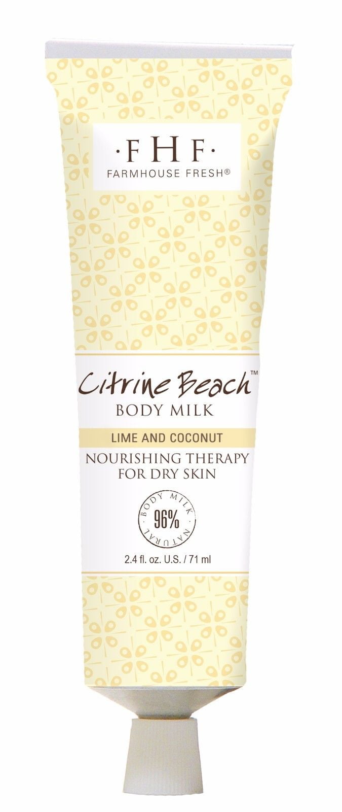 Citrine Beach Body Milk Hand Cream, 2.4 Oz