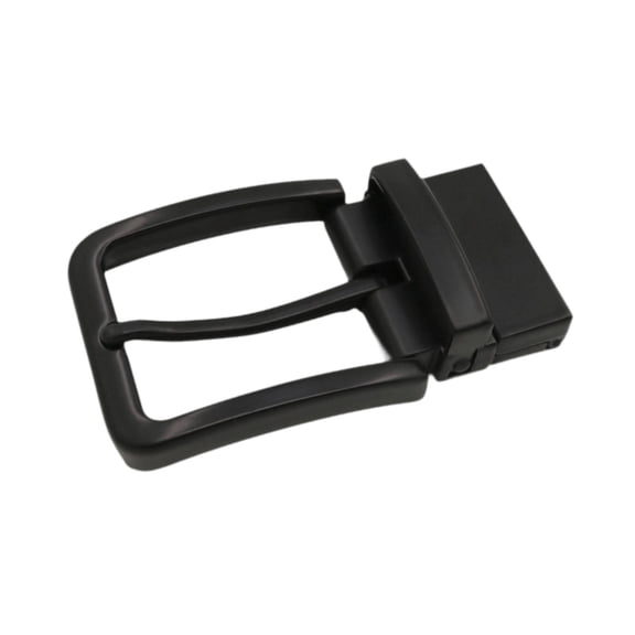 Wxqbjtam Alloy Belt Buckle Mens Business Classic for 33mm Belt Casual Single Prong Buckle Black