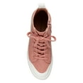 thumbnail image 3 of Lucky Brand Eisley Canyon Clay Coral Lace Up High Top Sneaker Combat Booties (Coral, 9), 3 of 6
