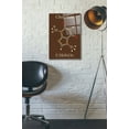 thumbnail image 2 of Epic Art 'Chocolate Molecule' Acrylic Glass Wall Art, 16"x24", 2 of 2