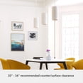 thumbnail image 5 of Hunter - Solhaven 1-light Bleached Alder, Mini Pendant Light, Dimmable, Modern Style, Cylinder Shaped, for Bedrooms, Kitchens, Dining, Living Rooms - 19240, 5 of 7