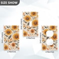 thumbnail image 7 of Yayeee Duplex Wall Plate 1-Gang 4.5"x2.7" Home Receptacle Light Switch Decorative Outlet Cover, Watercolor Sunflowers and Leaves, 7 of 7