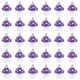 thumbnail image 1 of 30pcs 12MM Simulación Setas Colgantes Encantos de la moda DIY Fabricación de joyas Accesorio para aretes Collar （Púrpura）, 1 of 5