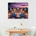 thumbnail image 2 of Nawypu Sunset at the Louvre - Sunsets  Gallery Wrapped Canvas Wall Art, 2 of 6