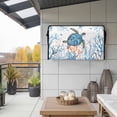thumbnail image 2 of Outdoor TV Cover 68x42x4.5in, Sea ​​turtle Blue Coral Starfish Weatherproof TV Screen Protector with Zipper, Ocean World Marine Life Outside Television Cover Fits Up to 70-75", 2 of 9