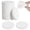 White, variant on ACDANC 12 Pcs Nude Round Make Up Sponges for Face Cosmetic Sponge Makeup Pads Powder Sponge Makeup Foundation Powders Sponges for Liquid Foundation Cream Concealer,Wet and Dry Dual Use