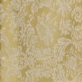 thumbnail image 2 of Ultimate Textile (3 Pack) Miranda 84-Inch Round Damask Tablecloth - Jacquard Weave, Dijon Gold, 2 of 3
