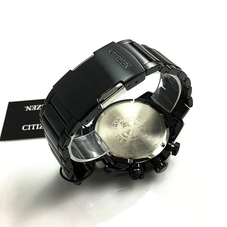Citizen Men's Eco-Drive Ecosphere Black IP Chronograph Watch
