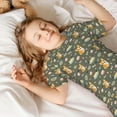 thumbnail image 7 of Toddler Boys Girls Pajamas - Funny Cute Corgi Dog Collar Soft Kids Pajamas Short Sleeve Sleepwear Pjs Set, 7 of 7