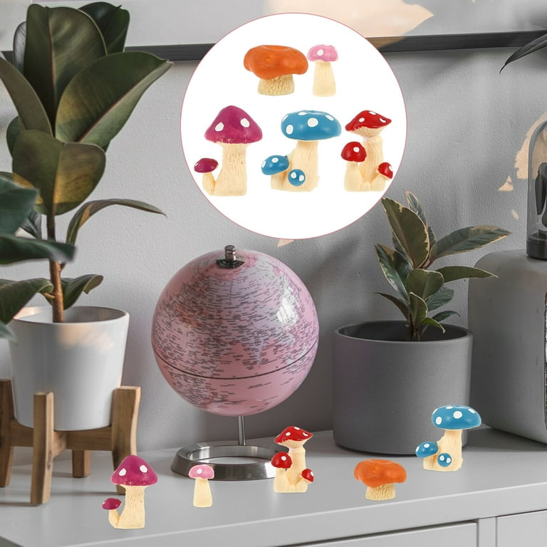 Decorative Flowers Kids Accessories Decor Poing Mushroom Simulated