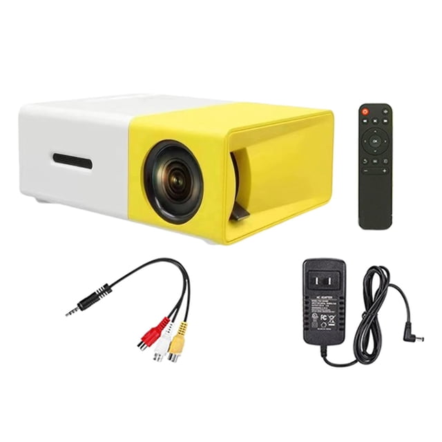 Mini proyector Hugo proyector portátil resolución 320x240 microproyector para cine en casa