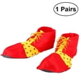 thumbnail image 1 of Zapatos de payaso para baile de graduación, disfraz de Halloween, para mujer y hombre (rojo), 1 of 7