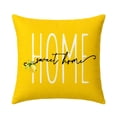 thumbnail image 2 of 16X16 Inch Pillow Decor Cover, Throw Pillow Cover, Pillow for Couch, Summer Decorations, Decorative Throw Pillows for Bed, Water-Resistant Lightweight Letter Printed Accent Pillow, 2 of 6