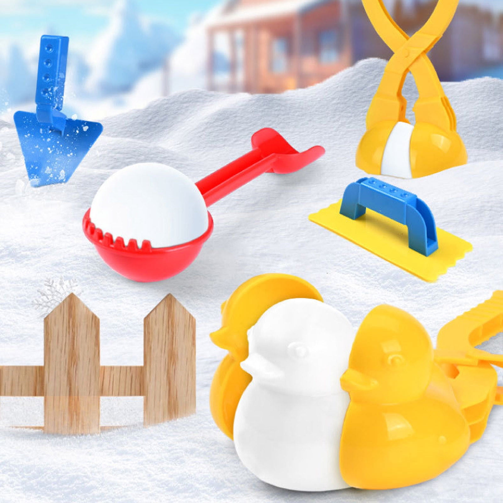 Children's Outdoor Snow Toys Snowball Making Tool Kit Snowball Snowball Making Tool Inflatable Sleigh Snow for Boys Age 7 Do You Wanna Build A Snowman Bag Fort Kits for Kids 8-12 Summer Sled